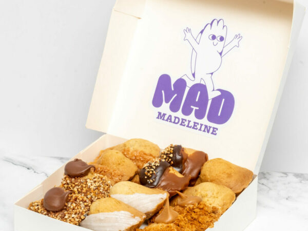 Coffret de 12 mini madeleines artisanales Mad Madeleine