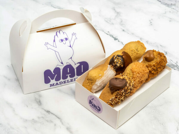 Coffret de 6 mini madeleines artisanales Mad Madeleine