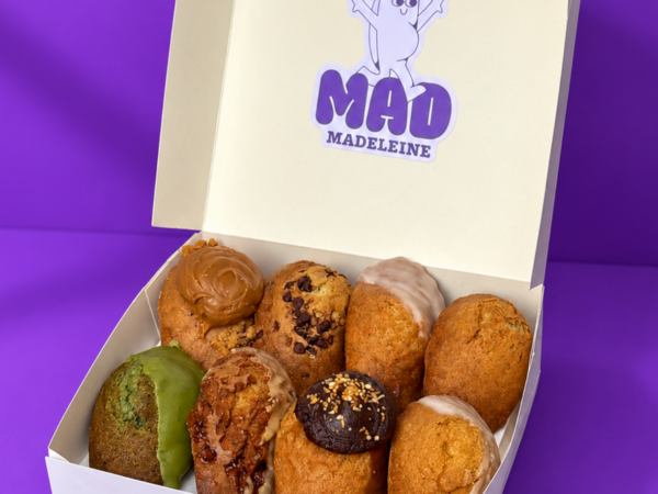 Coffret Gourmand – 8 madeleines XXL